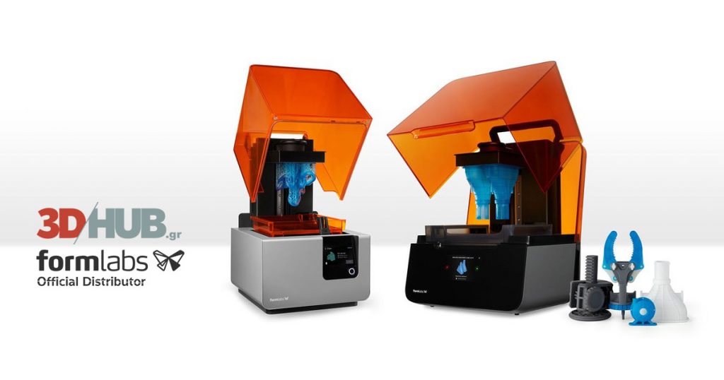 Formlabs form2 vs form3 3D printers 3DHUBgr 3DHUB gr 3D 