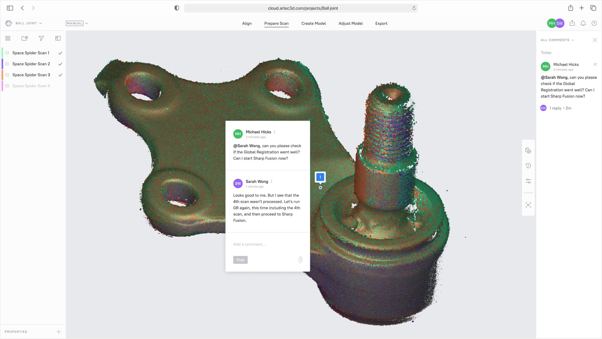 3D Scanner Artec Leo - 3DHUB.gr