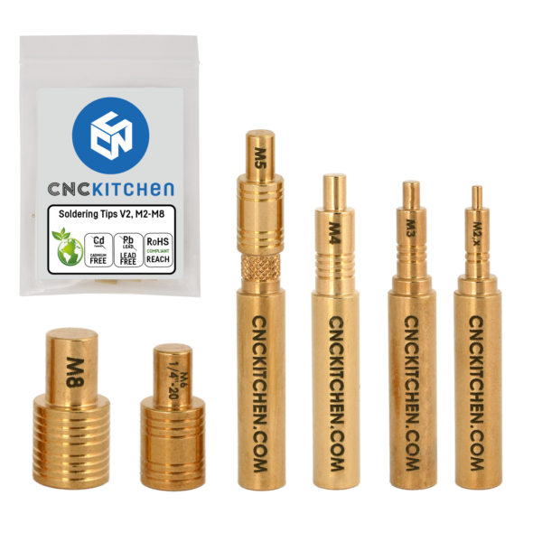 cnckitchen threaded heat inserts soldering tips 3DHUBgr